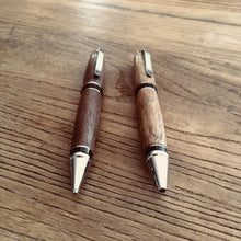 Load image into Gallery viewer, handmade wooden pen and pencil set